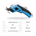 thumbnail image 2 of Cordless Electric Fabric Scissors, 3.6V Lithium Battery Powered With Tungsten Carbide Blades, 10000 RPM Portable Leather & Cloth Cutter For Sewing, Tailoring, Quilting, DIY Crafts, 2 of 7