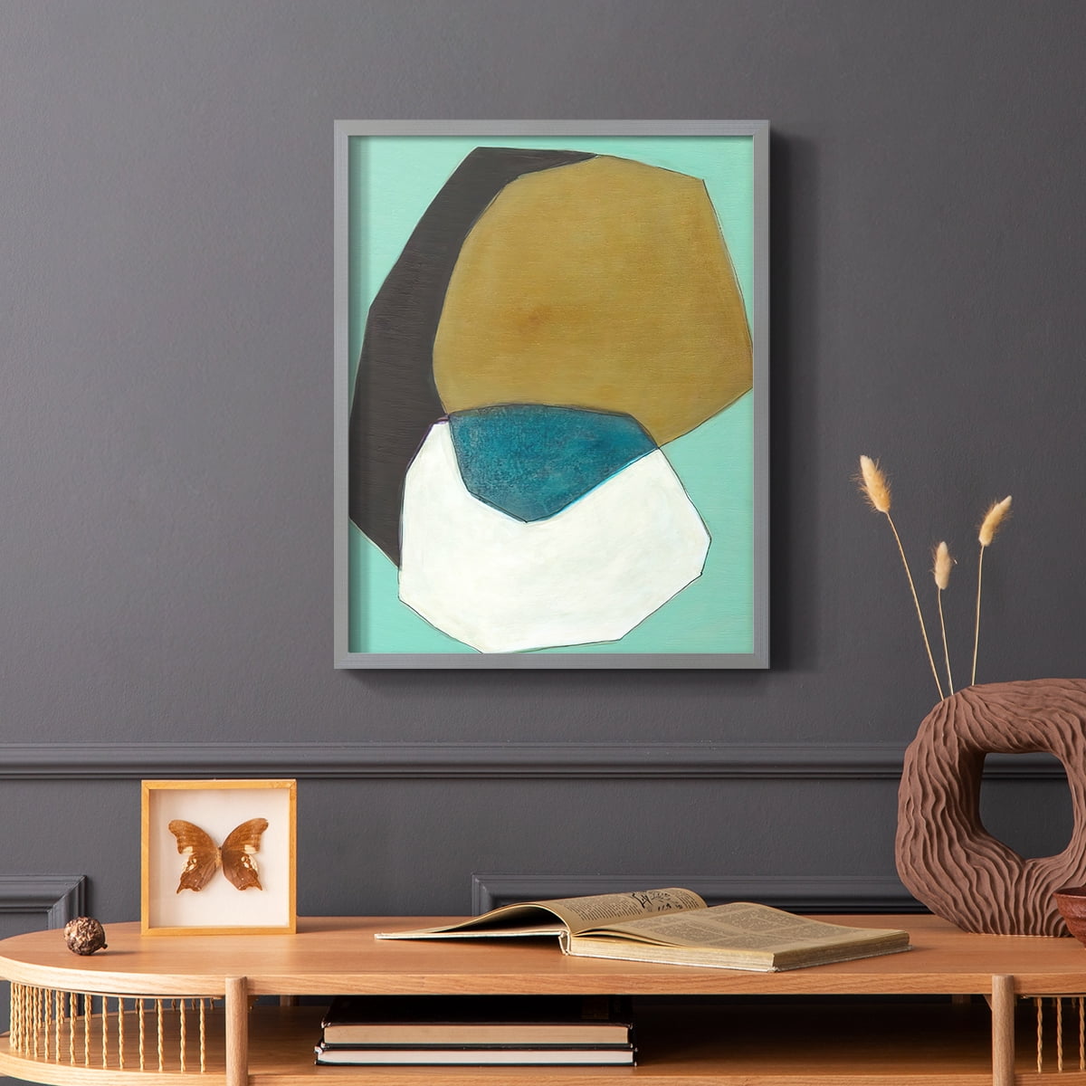 Boulder I in Paper Solid Wood 11 x 14 Framed Print