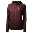 thumbnail image 2 of Women's Cutter & Buck Maroon Texas Southern Tigers Adapt Eco Knit Full-Zip Hoodie, 2 of 3