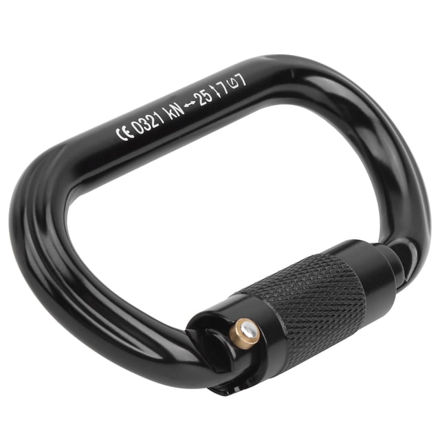O Type Automatic Main Lock, Large Opening Design Rock Climbing Carabiner Non-slip 7075 Aviation Aluminum For A Variety Of Scenes