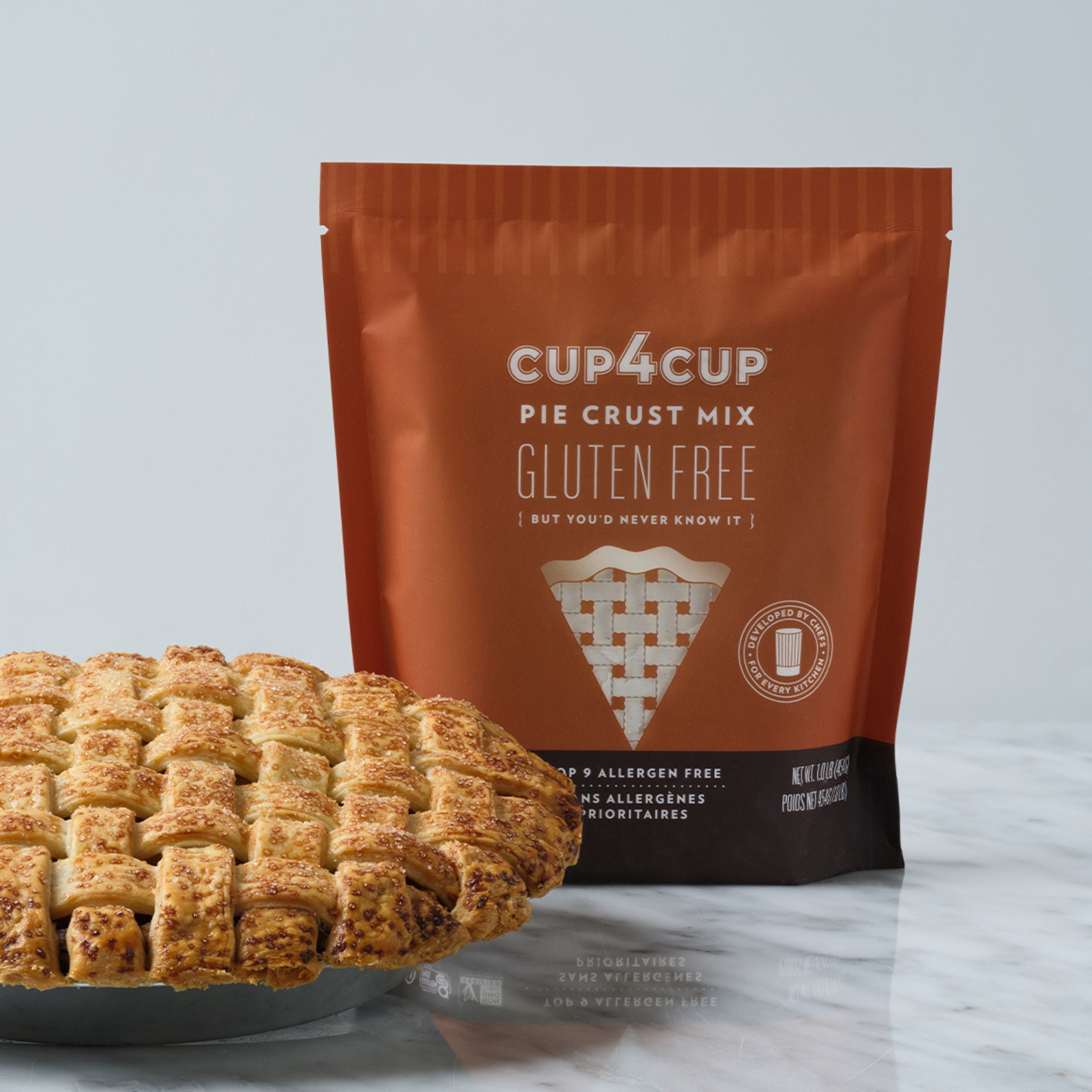Cup4Cup Gluten Free Pie Crust Mix, 16 Oz
