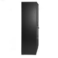 thumbnail image 4 of Better Home Products Harmony Wood Two Door Armoire Wardrobe Cabinet in Black, 4 of 5