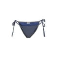 thumbnail image 5 of No Boundaries Women's Denim Side Tie Bikini Bottoms, Sizes XXS-XXL, 5 of 5