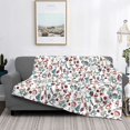 thumbnail image 2 of Fotbe Christmas Elements Manta de Franela con Estampado, Manta Ultrasuave para Cama, Sofá, Auto, Hipoalergénica y Antibolitas-40"x30", 2 of 6