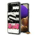thumbnail image 4 of For Motorola Moto G Pure Elegant Pattern Design Bling Glitter Hybrid Cases with Ring Stand Pop Up Holder Kickstand Phone Case Cover by Xpression [Black White], 4 of 9