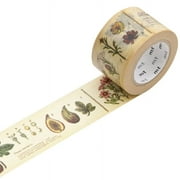 mt EX Series Washi Paper Masking Tape: 1.2 in. x 33 ft. (Plant)