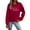 Red, variant on Arlun Cheer Mom Sweatshirts for Women Game Day Cheer Team Crewneck Pullover Sweatshirt Cheer- Leading Mom Long Sleeve Loose Cozy Hoodless Pullover Tops White XL