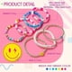 thumbnail image 3 of Juego de 7 pulseras de surfista coloridas con sonrisa feliz y mal de ojo, con cuentas de arcilla elástica apilables, disco bohemio estético, joyería de playa de verano para mujeres y niñas, 3 of 5