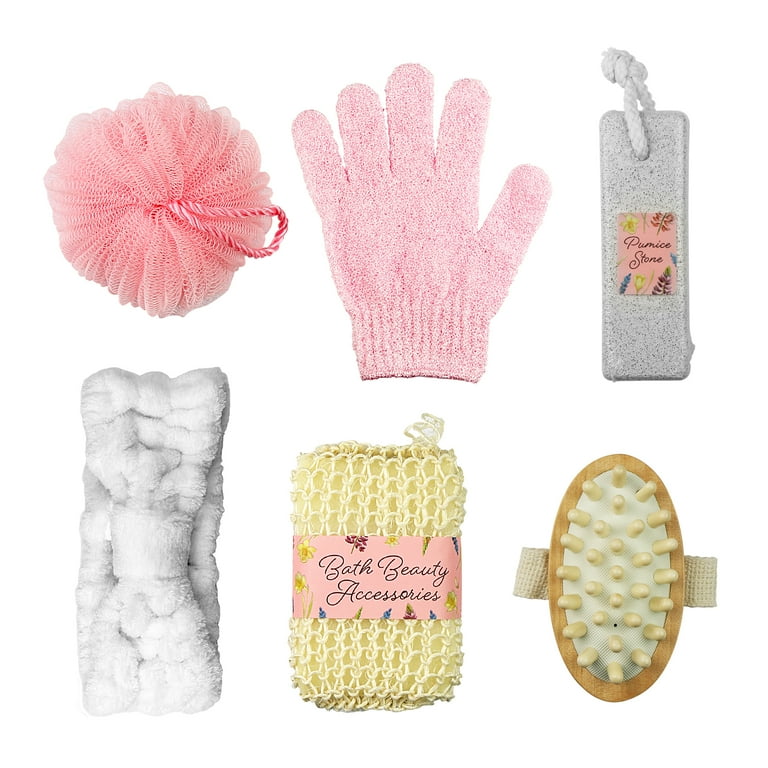 6-Piece Bath & Spa Gift Set for Adults & Teens, Nobrand