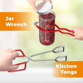 thumbnail image 3 of 7Pcs Canning Supplies Kit Jar Lifter Canning Tool Set with Jar Wrench Canning Rack Canning Funnel Canning Tongs Lid Lifter Bubble Popper Stainless Steel Canning Tools for Mason Jars Pot (Red), 3 of 8