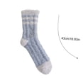 thumbnail image 3 of Womens Fuzzy Slipper Socks Thick Warm House Socks Stocking Stuffers Gifts Purple One Size, 3 of 3