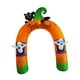 thumbnail image 4 of Inflables de Halloween de 10 pies Arco iluminado inflable de Halloween Arco de calabaza de o trato de gatos negros para patio exterior, 4 of 9