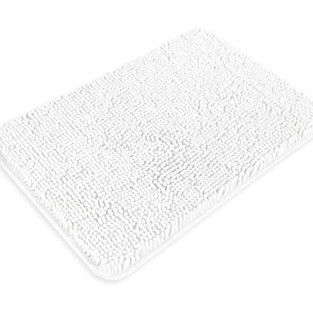 GCASLK-Small Bathroom Rugs 12"x12" – Thick Chenille Bath Mats | Absorbent and Washable Bath Rug Non-Slip, Plush and Soft Rugs for Bathroom, Shower, Sink(Sage)