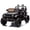 Black-2, variant on POVANLI 24V 2 Seater Kids Ride on Jeep Toy Car W/Parent Remote, Electric Truck for Kid w/ 2*200W Moter, 3 Speeds, Multifunctional Dashboard, Bluetooth Music, USB, Toy Gift for 3-8 Boy&Girl(Black)