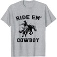 thumbnail image 1 of Cowboy Horse Rider Shirt Animal Gifts For Men Women Girls Kids Boy Tshirt Cowgirl Western Rodeo Shirt Vintage Wild West Texas Cowboy Tshirt, 1 of 1