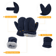 American Trends Toddler Mittens Unisex Fleece Lined Gloves Baby Winter Warm Mittens for Kids