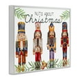 thumbnail image 2 of Stupell Industries - Nuts About Christmas Nutcrackers White Framed Giclee Art, 20 x 16, Made In USA, 2 of 7