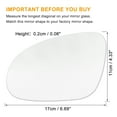 thumbnail image 3 of Unique Bargains Car Left Side Rearview Mirror Glass for VW Jetta Passat EOS GTI 2006-2012, 3 of 7