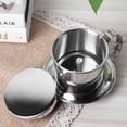 thumbnail image 2 of Coffee Pot, Detachable Compact Portable Coffee Drip Filter, Office Travel For Home Camping Silver, 2 of 8