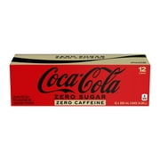 Coca-Cola Zero Sugar Zero Caffeine 355mL Can, 12 Pack