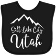 thumbnail image 3 of Inktastic Salt Lake City Utah Boys or Girls Baby Bib, 3 of 4