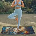 thumbnail image 3 of Bulopur Cool Wolf Athletic Running Towel for Women Easy to Install Car Seat Towel Covers with Storage Bag Waterproof Sweat Carseat Protector for SUV Vehicle Sedan Truck, 3 of 7