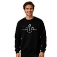 thumbnail image 3 of Yteetum Couples Matching Christmas Sweatshirts Oversized Crewneck Christmas Pullover Hoodless Sweatshirts Mens Womens Round Neck Xmas Graphic Print Loose Fits Long Sleeve Sweatshirts Christmas Gifts, 3 of 9