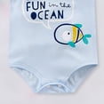 thumbnail image 4 of KPOPLK Infant Newborn Baby Boys Funny Letters Bodysuit Sleeveless Baby Casual Onesie Romper for 0 3 6 9 12 18 Months Size 12-18 Months,Sky Blue, 4 of 5