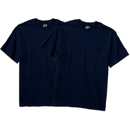 Fruit of the Loom Men's Short-Sleeve Pocket Tees, 2-Pack