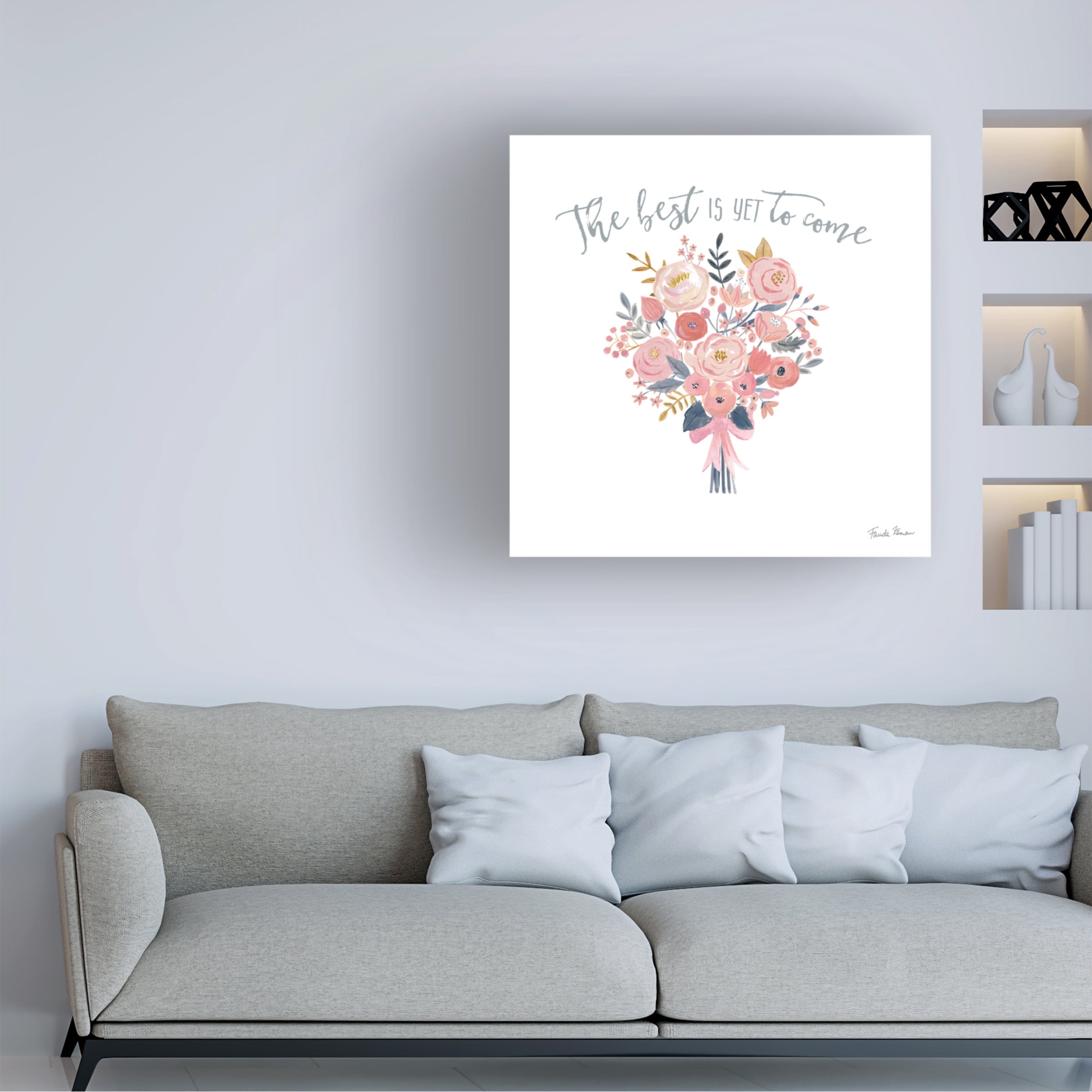 Trademark Fine Art 'It Takes Two V' Canvas Art by Farida Zaman