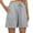 Silver-01, variant on REALiKUN Womens Cotton Sweat Shorts Casual Summer Loose Athletic Short Drawstring Waist Lounge Running Shorts with Pockets