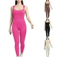 thumbnail image 1 of Sentmoon Womens Rompers and Jumpsuits Womens Outfit Solid Color Regular Fit Plus Size Rompers for Women Summer for Going out and Concert, 1 of 6