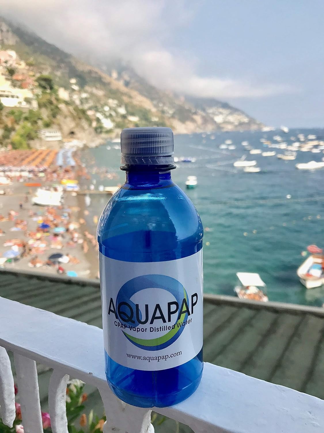 AQUAPAP 16.9 Ounce 24 Pack | 2 Month Supply | Clean Vapor Distilled CPAP Water | 2-3 Nights per Bottle |for use with All Sleep Machines