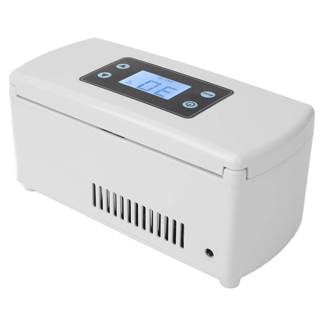 Refrigerador De Insulina Caja Enfriadora De Medicamentos, Caja Enfriadora De Insulina Refrigerador Portátil Para Medicinas Caja Enfriadora De Insulina Recargable Para Viajes En Automóvil En Casa