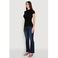 thumbnail image 4 of Womens Seamless Short Sleeve Mock Neck Top, 4 of 5