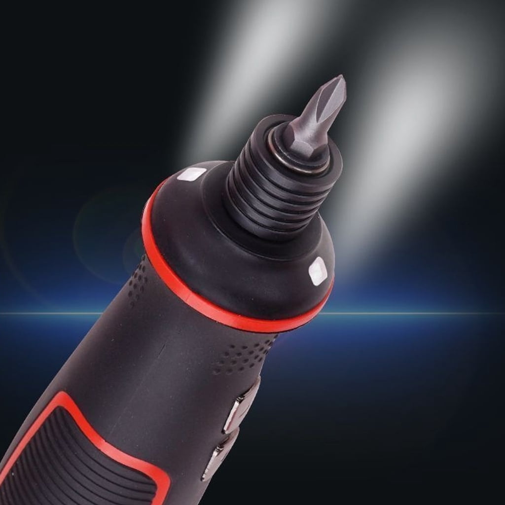MOMOJIA Rechargeable 3.6V Cordless Electric Screwdriver with LED Light for Home Repairs