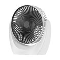 thumbnail image 1 of ABS Desktop Fan Electric Brushless Outside Coolers Motor Quiet Running Adjustable Rotatable Button Control Office Outdoor Fans Battery Black, 1 of 9