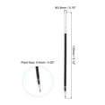 thumbnail image 2 of Uxcell 50 Pcs Retractable Black Rollerball Gel Ink Pens Refills Set, 0.5mm Fine Point for Office Home Writing, 2 of 7