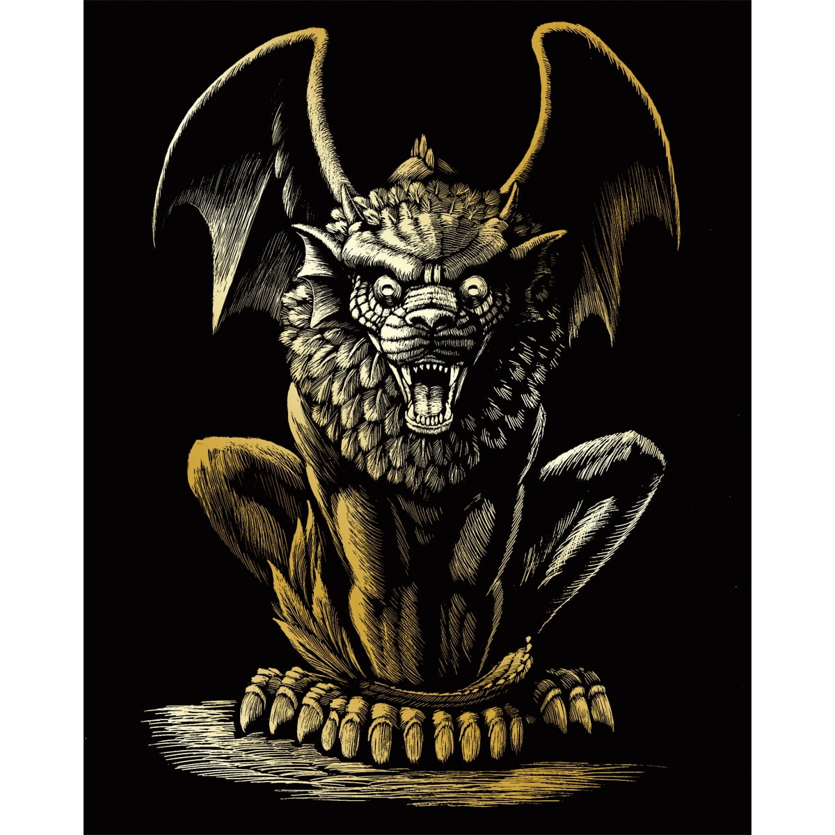 Royal & Langnickel Gold Foil Engraving Art Kit, 8" x 10"