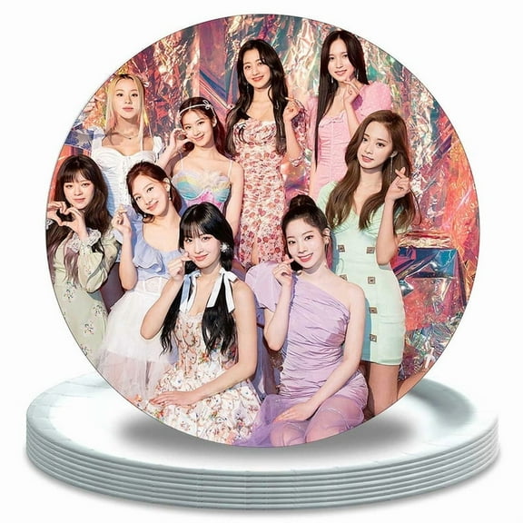 Twice Paper Plates Birthday Decorations Party Supplies Tableware Disposable Dinnerware