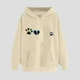 thumbnail image 2 of ChaoHeng Hoodies for Women Blouses for Women Women's Print Winter Hoodie Pullover Tops Long Sleeved Comfortable Sweatshirt, 2 of 5