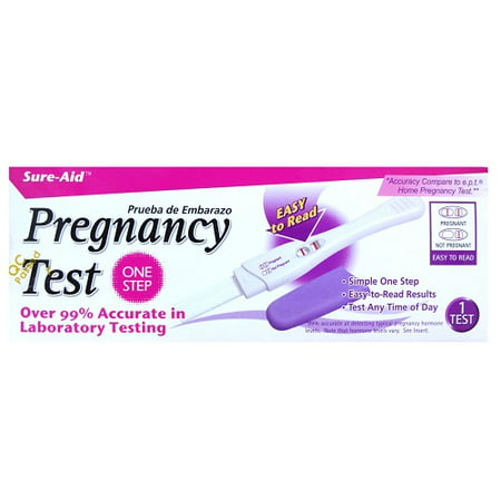 New 812631  Sure- Aid Pregnancy Test 1Pk (24-Pack) Pharmacy Cheap Wholesale Discount Bulk Health And Beauty Pharmacy Acne Wash