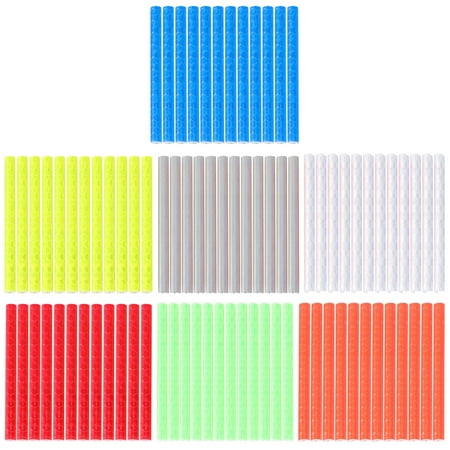 

Frcolor 84PCS Color Reflective Spokes Wire Decor Use Tools Reflective Night Ride Use Security Tape