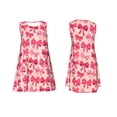thumbnail image 3 of Bixox pink ribbon bows Print Women's Sleeveless A-Line Dress with Pockets, Casual Knee-Length Tank Dress for Summer-XX-Large, 3 of 7