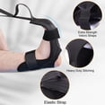 thumbnail image 2 of Cinturón de estiramiento para entrenamiento de rehabilitación de piernas con múltiples bucles para levantar la pierna: ayuda para la recuperación de reemplazo de rodilla para pacientes y adu, 2 of 5