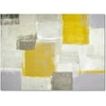 thumbnail image 3 of Yellow Grey Gradient Color Block Area Rug For Living Room Bedroom, White Abstract Geometry Art Soft Washable Carpet, Indoor Decorative Rugs With Non-Slip Backing 4 x 6ft, 3 of 6
