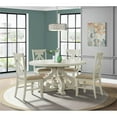 thumbnail image 3 of Picket House Furnishings Stanford Round Dining Table in White, 3 of 9