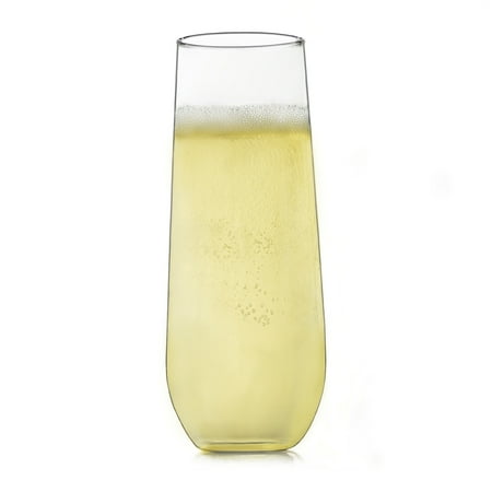 - Libbey Stemless Champagne Flute Glasses, Set of 12