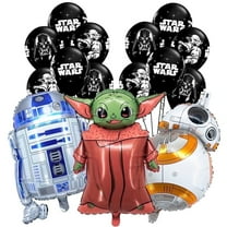 Wars Star Ballons Darth Balloons Yod R2 Star Characters, 15 Count