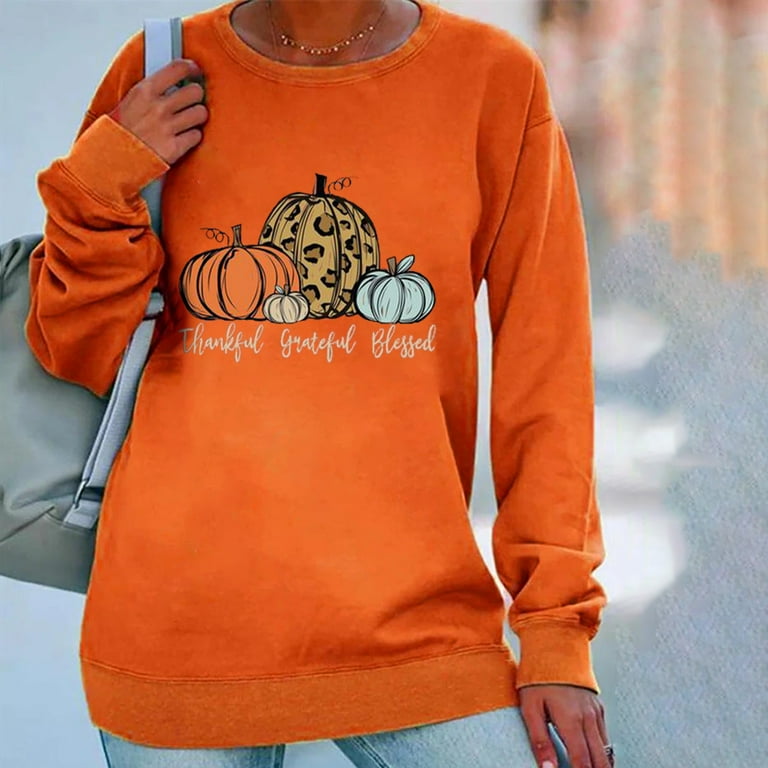 Plus size fall sweatshirts clearance